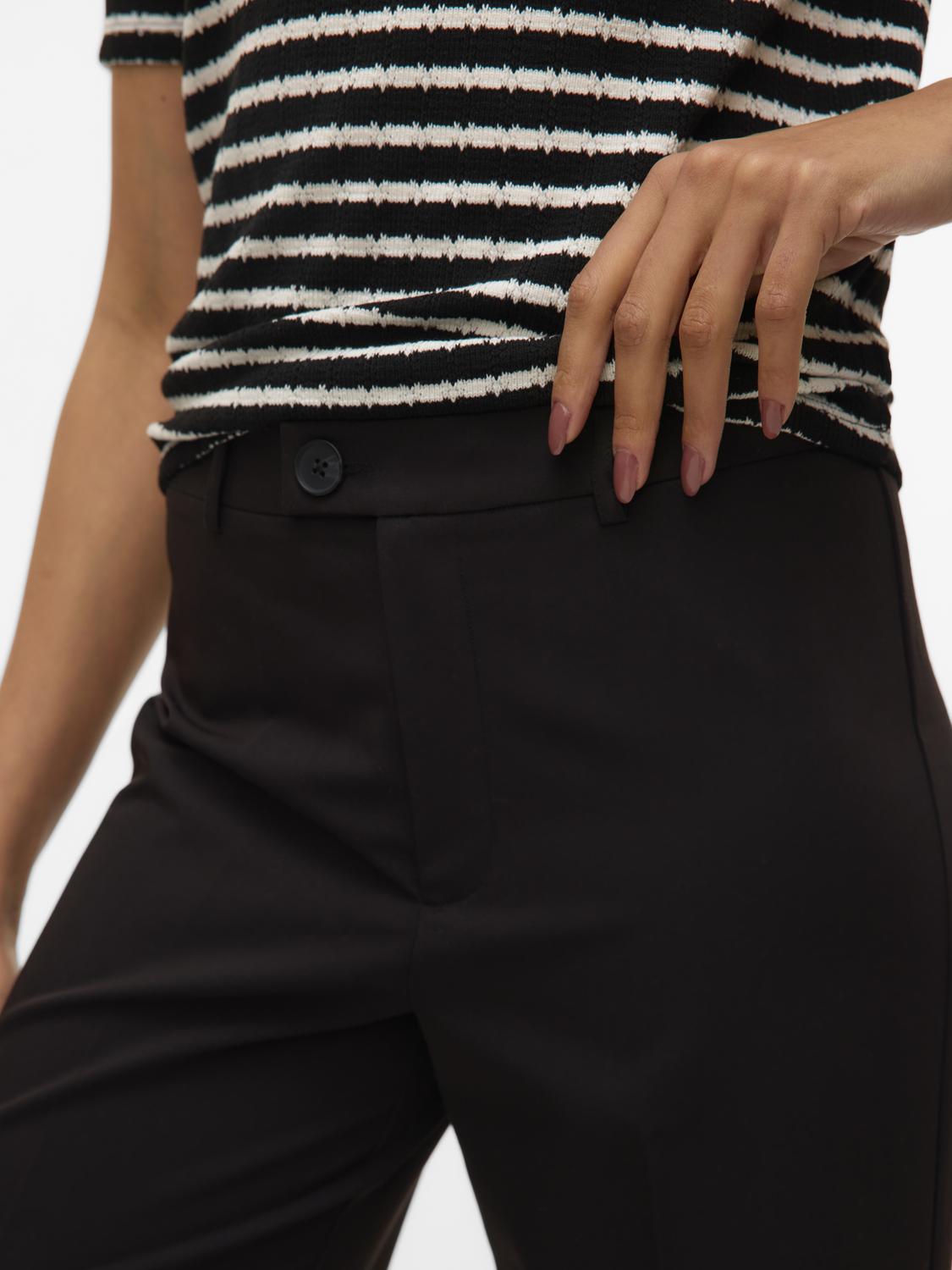 VMTEXAS Trousers - Black - VERO MODA & VILA Bergvik